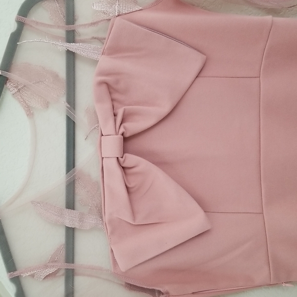 Cute and Fashion cocktail pink dress - Picture 2 of 12